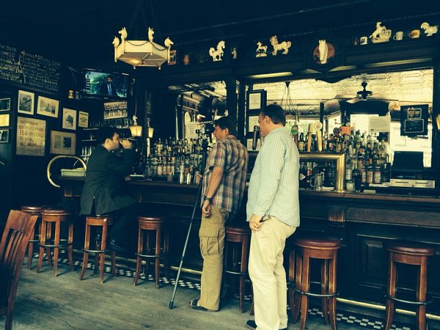 Filming at the White Horse, NY